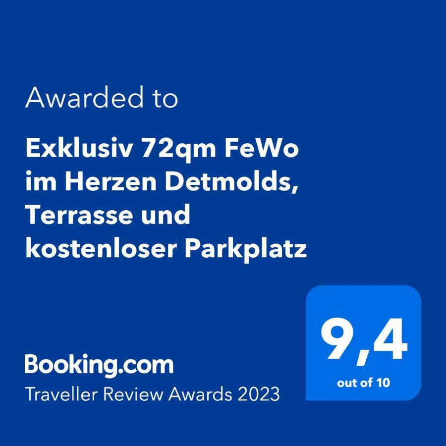 Exklusiv 72Qm Fewo Im Herzen Detmolds, Terrasse Und Kostenloser Parkplatz Екстер'єр фото